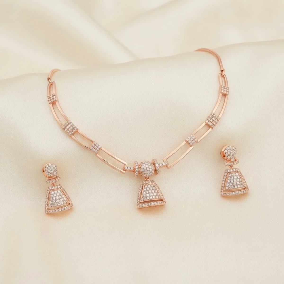 Rose Gold Women’s Designer Half Set
