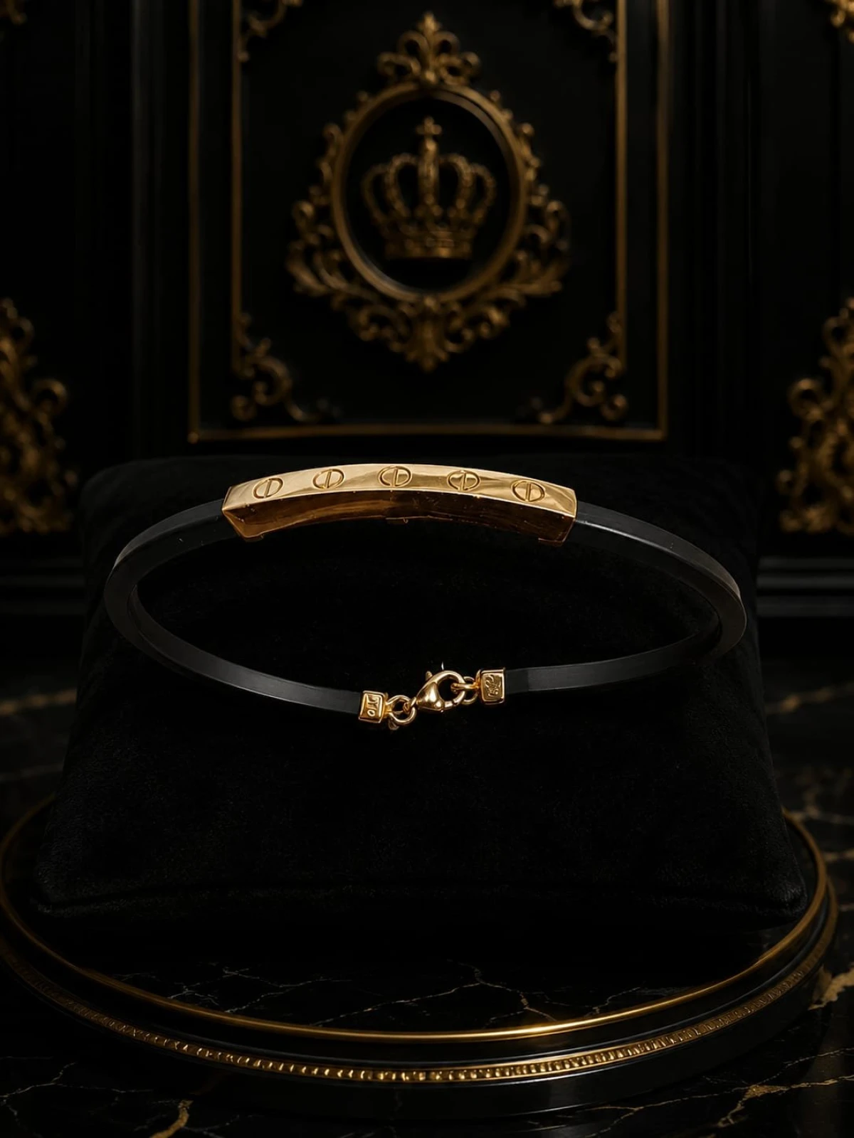 Men’s Gold & Black Premium Designer Bracelet