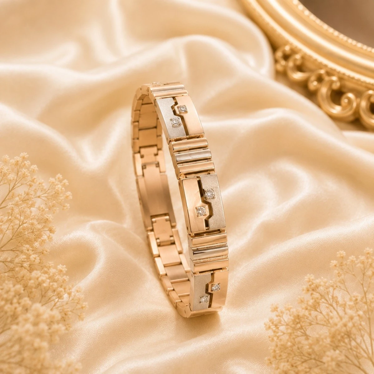 Royal Dual-Tone Gold Men's Kada