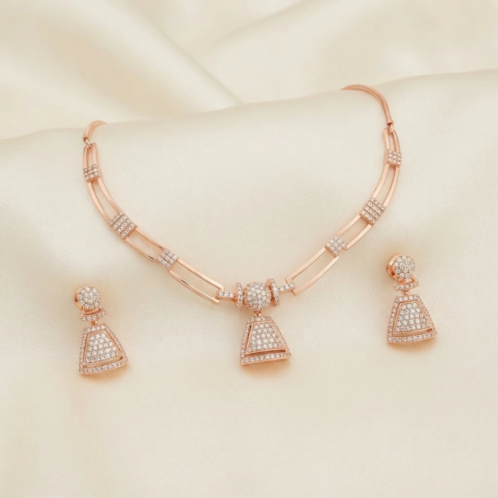 Rose Gold Women’s Designer Half Set