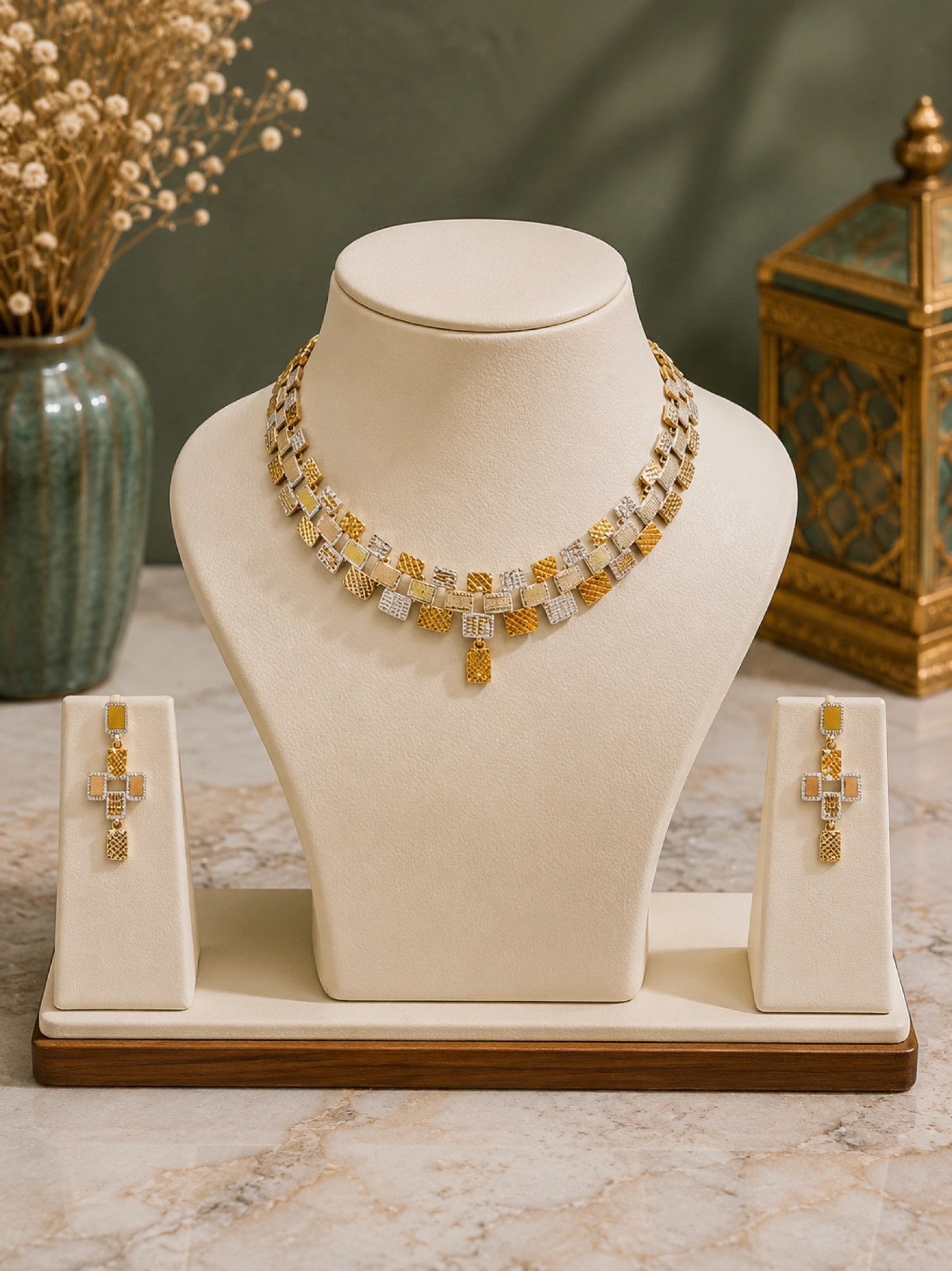 Vintage Gold Choker Set