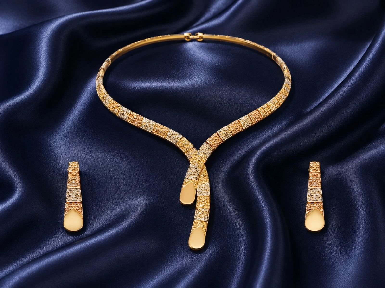 Elegant Gold Women’s Half Set