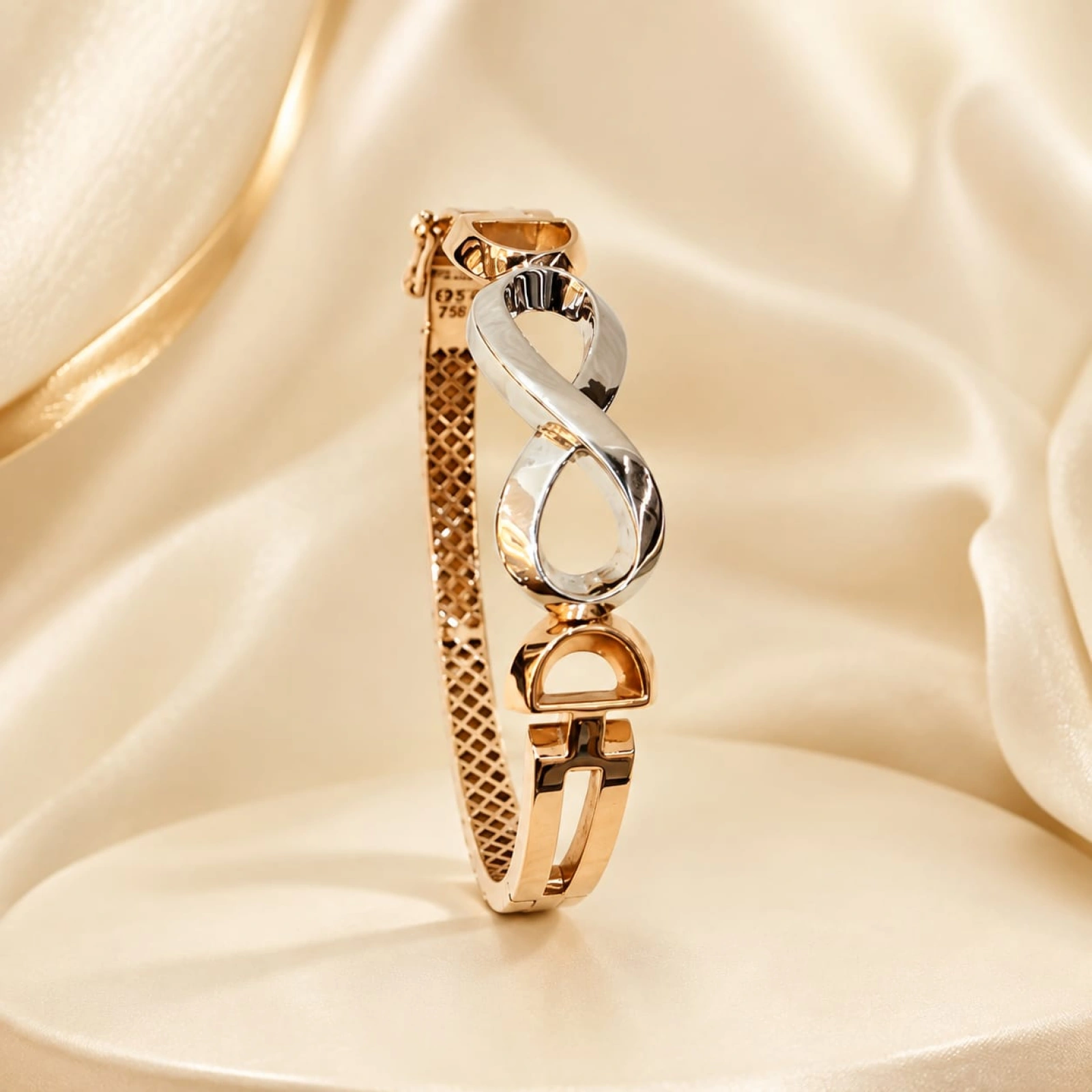 Gold Women’s Elegant Infinity Design Bangle