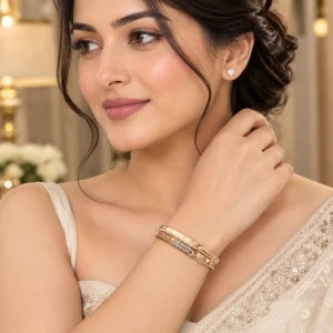 Gold Women’s Designer Bangles Gallery View