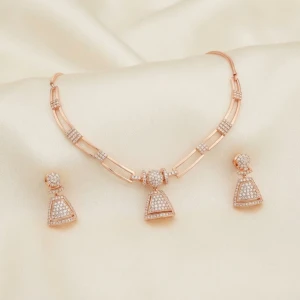Rose Gold Women’s Designer Half Set Main View