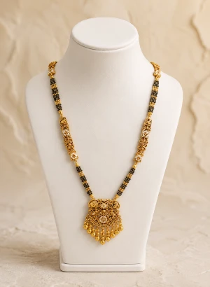 Imperial Gold Pendant Mangalsutra Main View