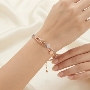 Rose Gold & Silver Women’s Designer Bracelet Gallery View