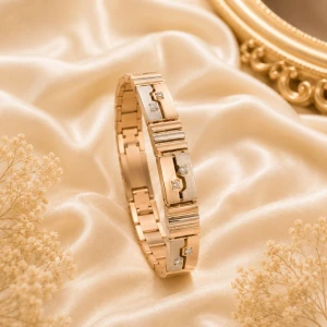 Royal Dual-Tone Gold Men's Kada Main View