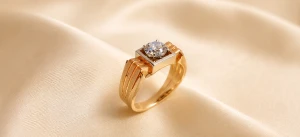 Glimmering Pear Cut Diamond Halo Ring Gallery View
