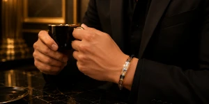 Premium Gold Finish Men’s Kada Gallery View