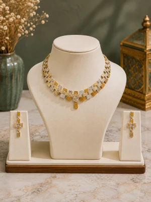 Vintage Gold Choker Set Main View