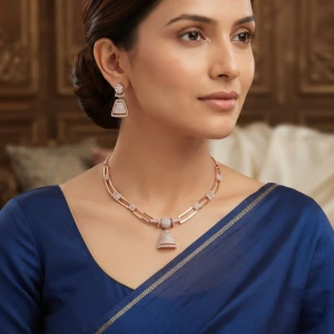 Rose Gold Women’s Designer Half Set Gallery View