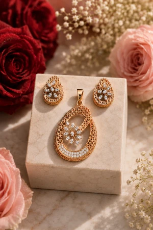 Classic Gold Solitaire Set Main View