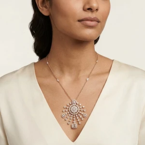 Rose Gold Women’s Designer Pendant Gallery View