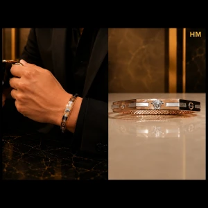 Premium Gold Finish Men’s Kada Gallery View