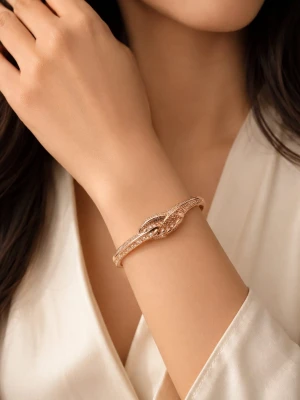 Rose Gold Women’s Designer Kada Gallery View
