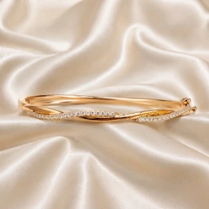 Elegant Silver Women’s Bangle Kada Main View