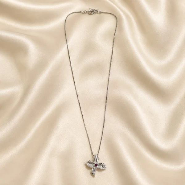 925 Silver Floral Pendant for Women