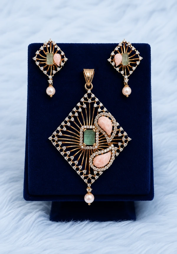 Vintage Gold Teardrop Set