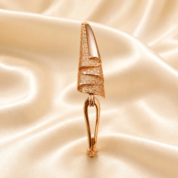 Elegant Rose Gold Openwork Designer Kada for Women