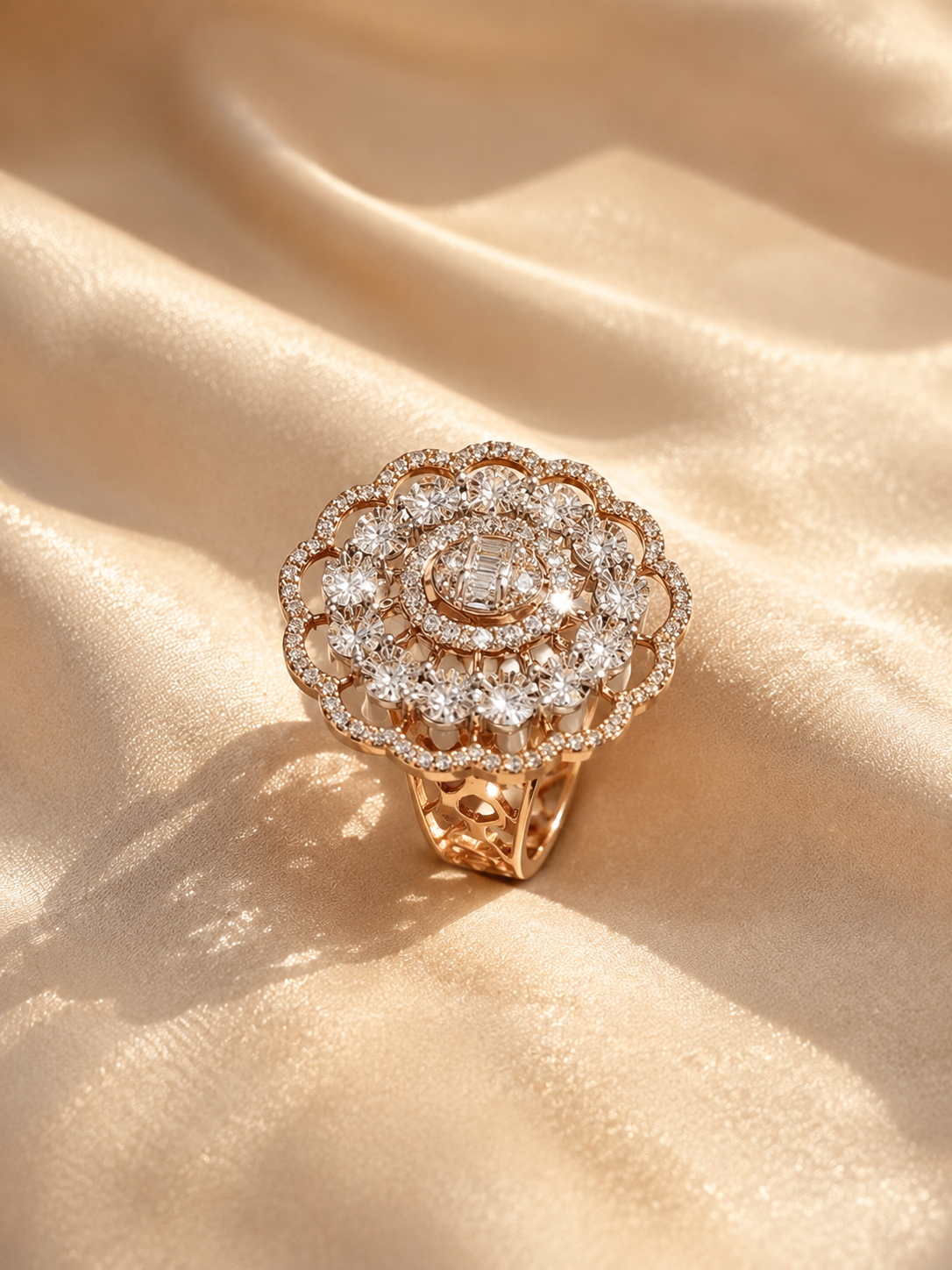 Timeless Diamond Dome Ring