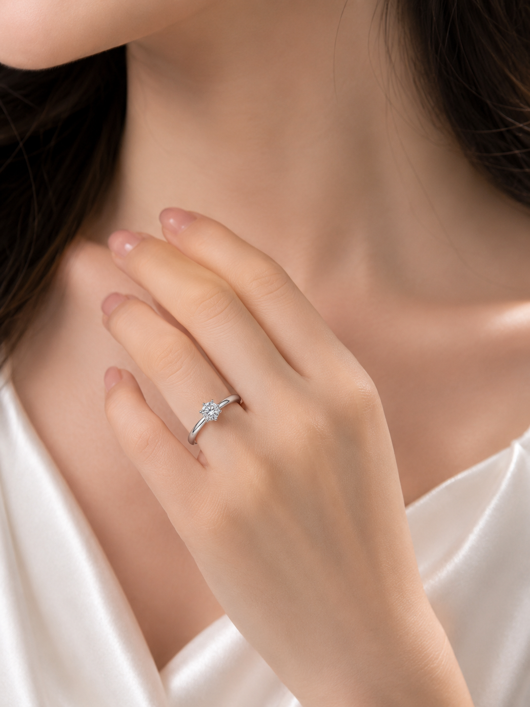 Ethereal Cushion Cut Double Halo Ring