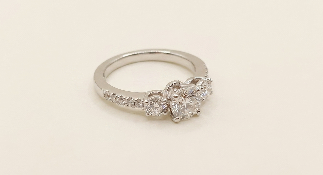 Infinite Loop Paved Lab-Grown Diamond Ring Gallery View