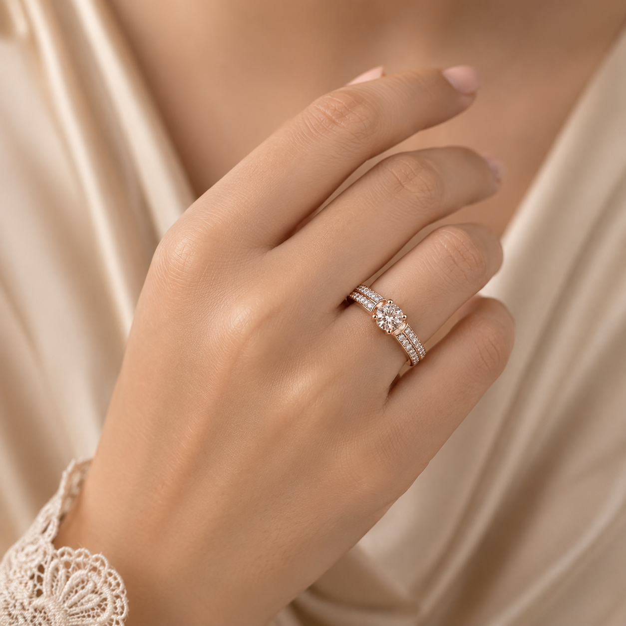 Noble Radiance Diamond Eternity Band