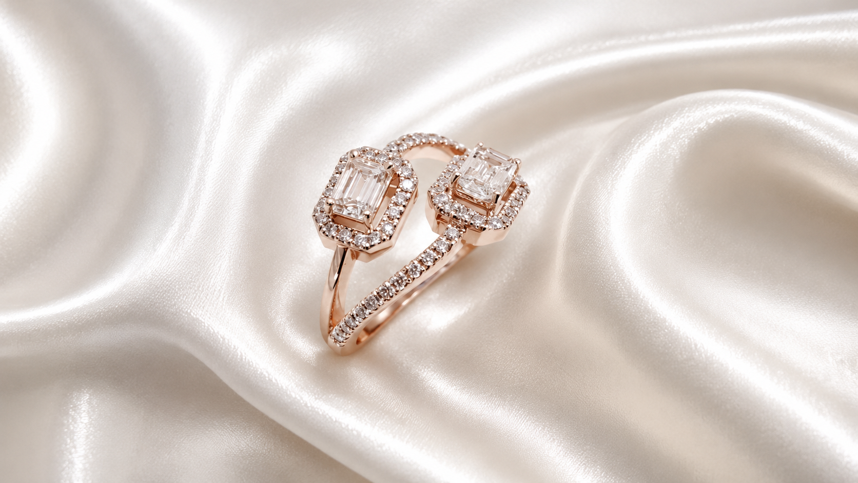 Sovereign Floral Cluster Diamond Ring Gallery View