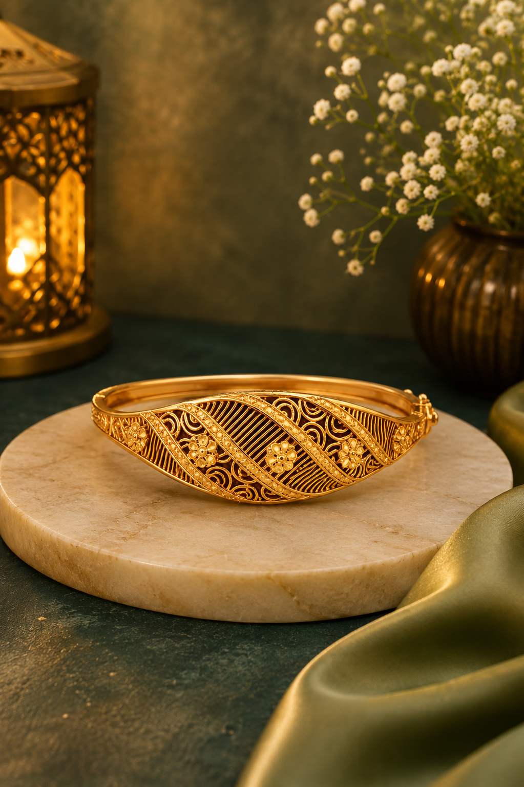 Gilded Gold Wristlet
