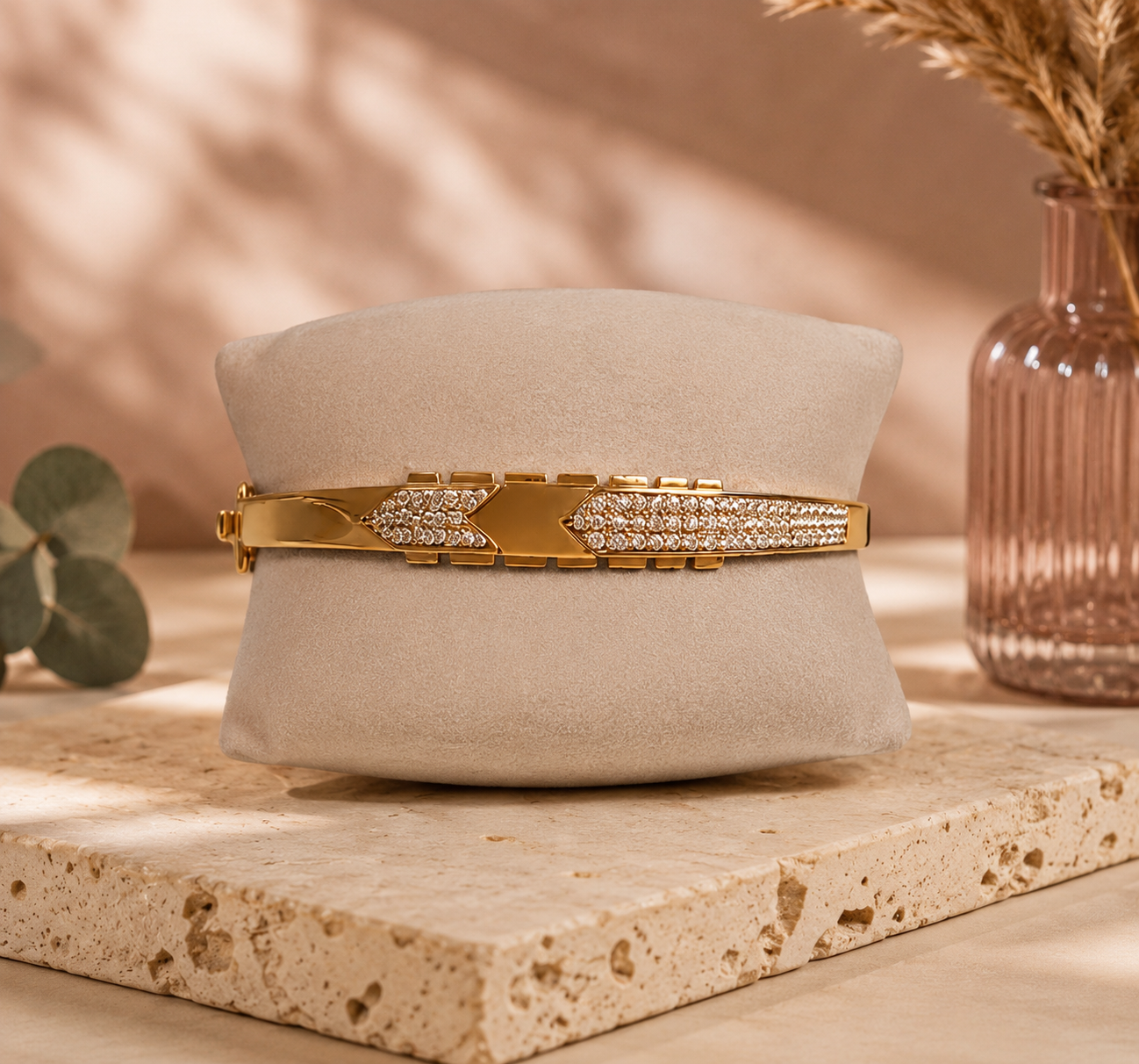Luminary Gold Cuff Bangle