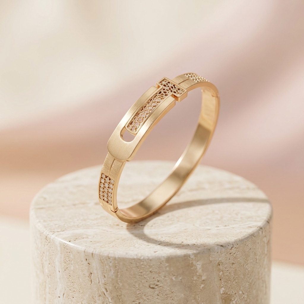 Radiant Gold Traditional Kada