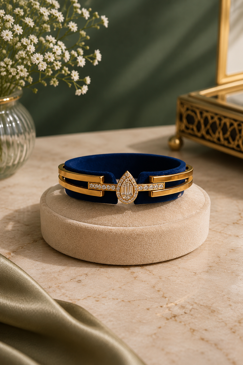 Sublime Gold Cuff Bangle