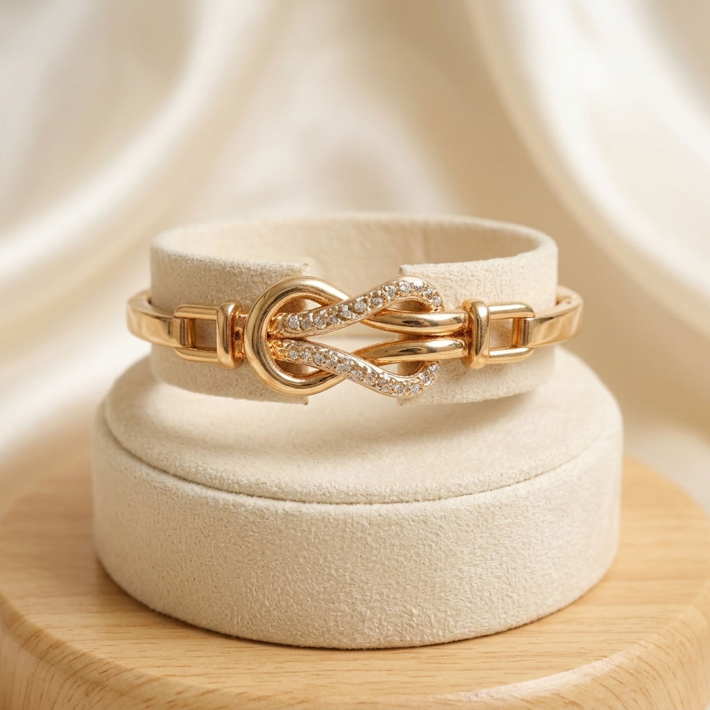 Sumptuous Gold Sleek Bangle