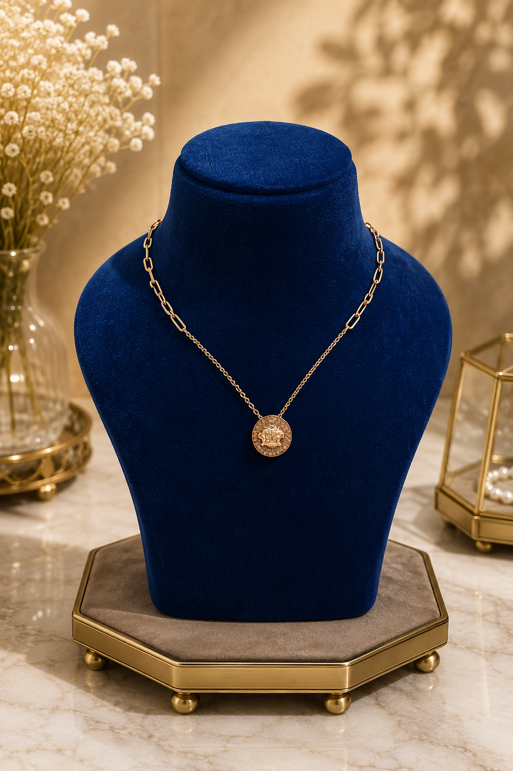 Opulent Gold Anchor Chain
