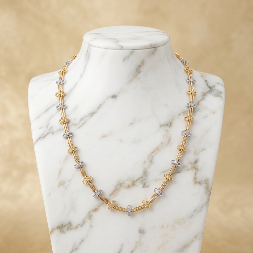 Prestige Dual Tone Infinity Link Chain
