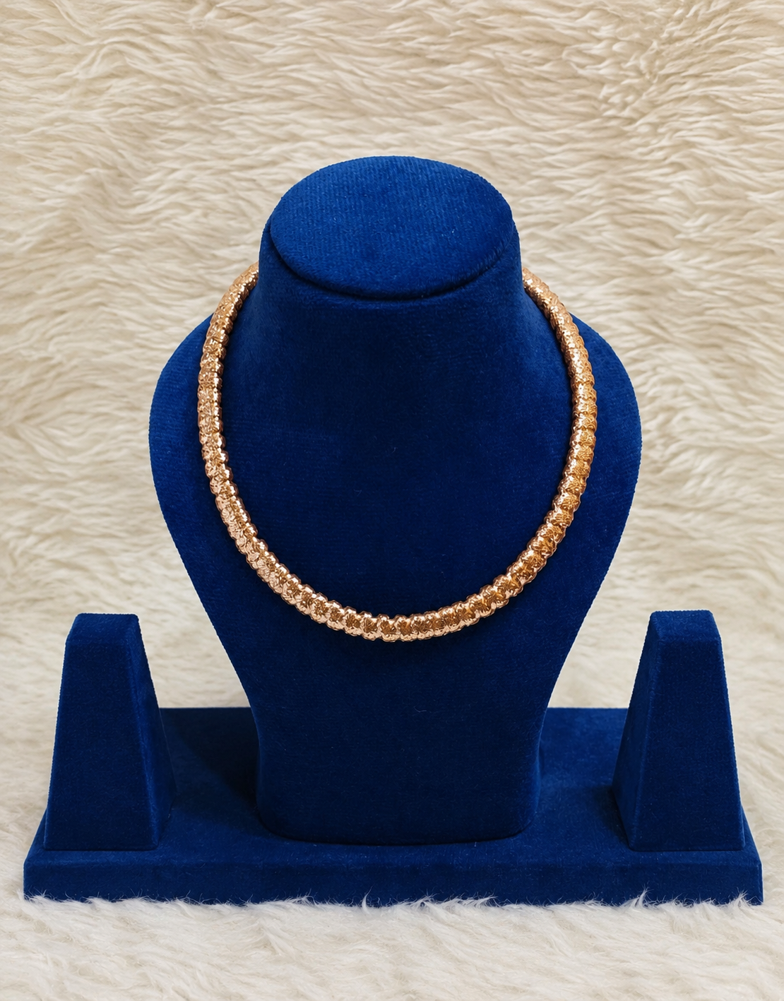 Prestige Gold Diamond Cut Segmented Choker