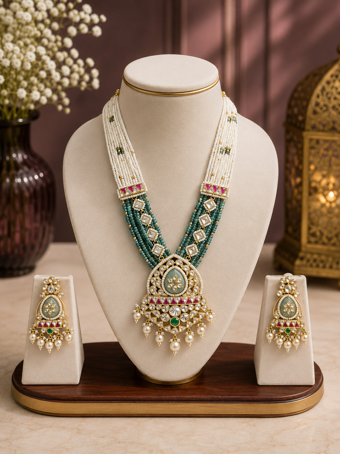 Antique Gold Mini Haar Set