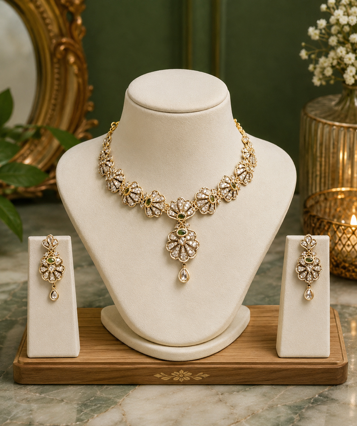 Imperial Gold Pendant Set