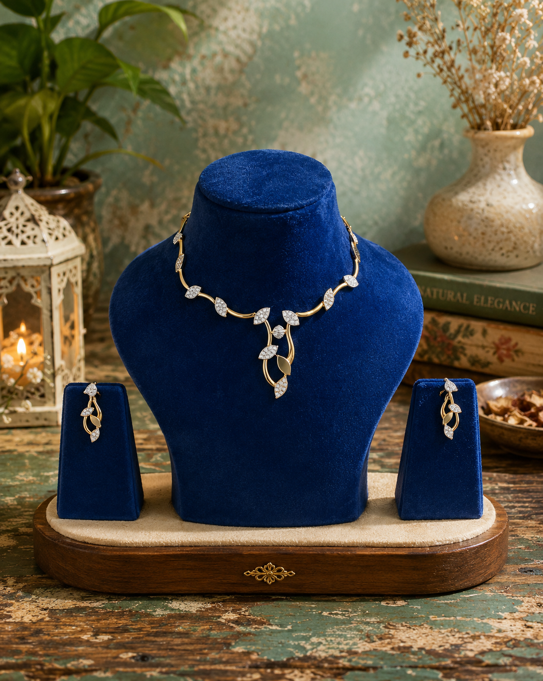 Majestic Gold V-Neck Set