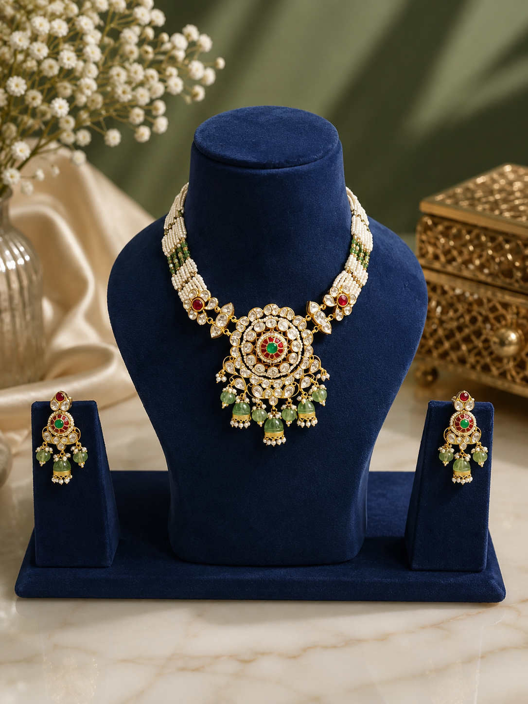 Sovereign Gold Collar Set