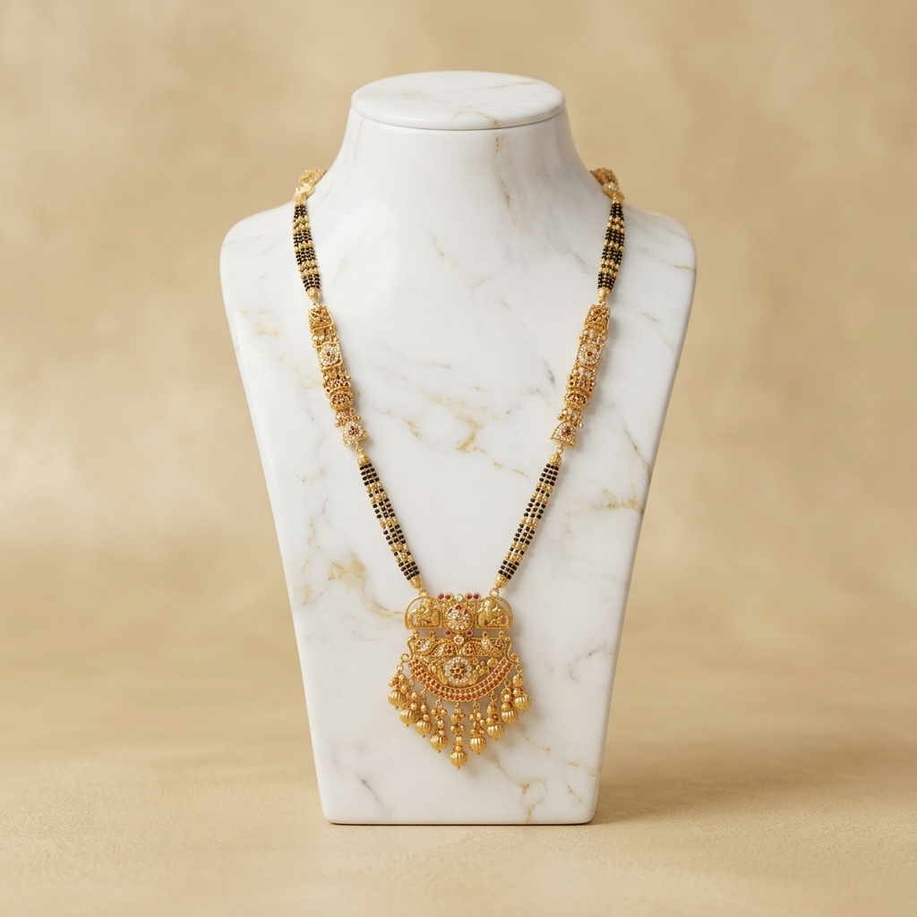 Divine Gold Short Mangalsutra