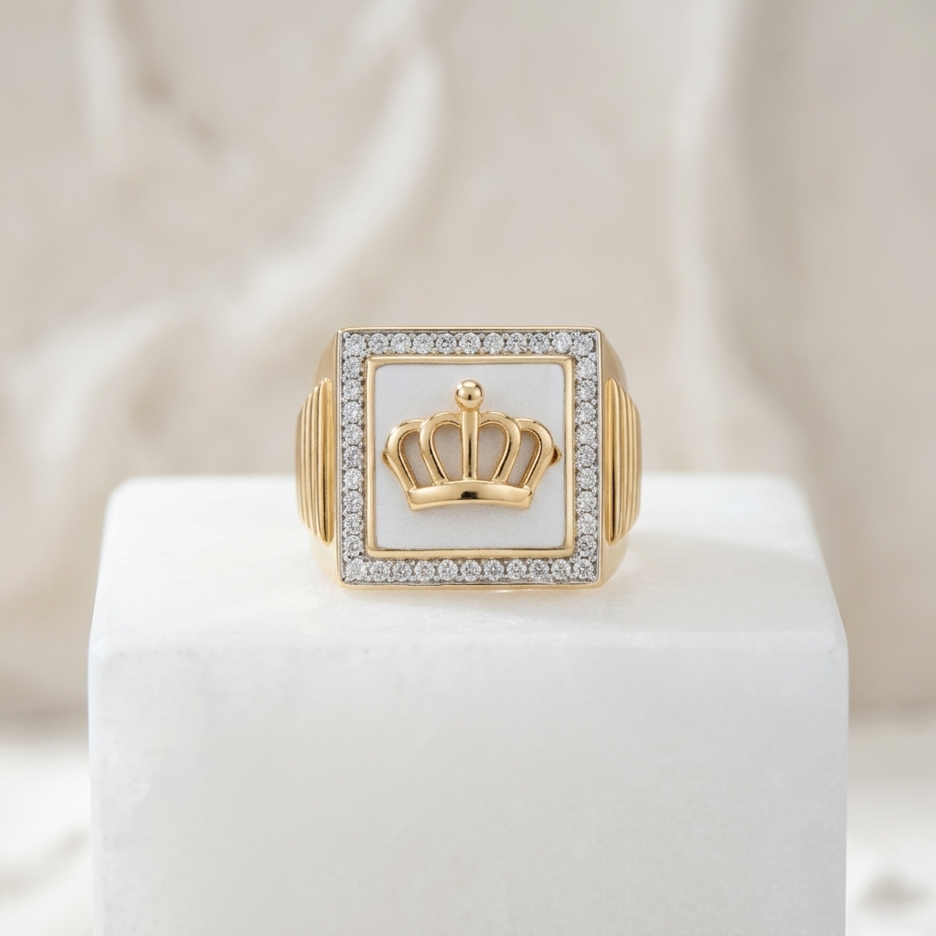 Grandeur Gold Statement Ring