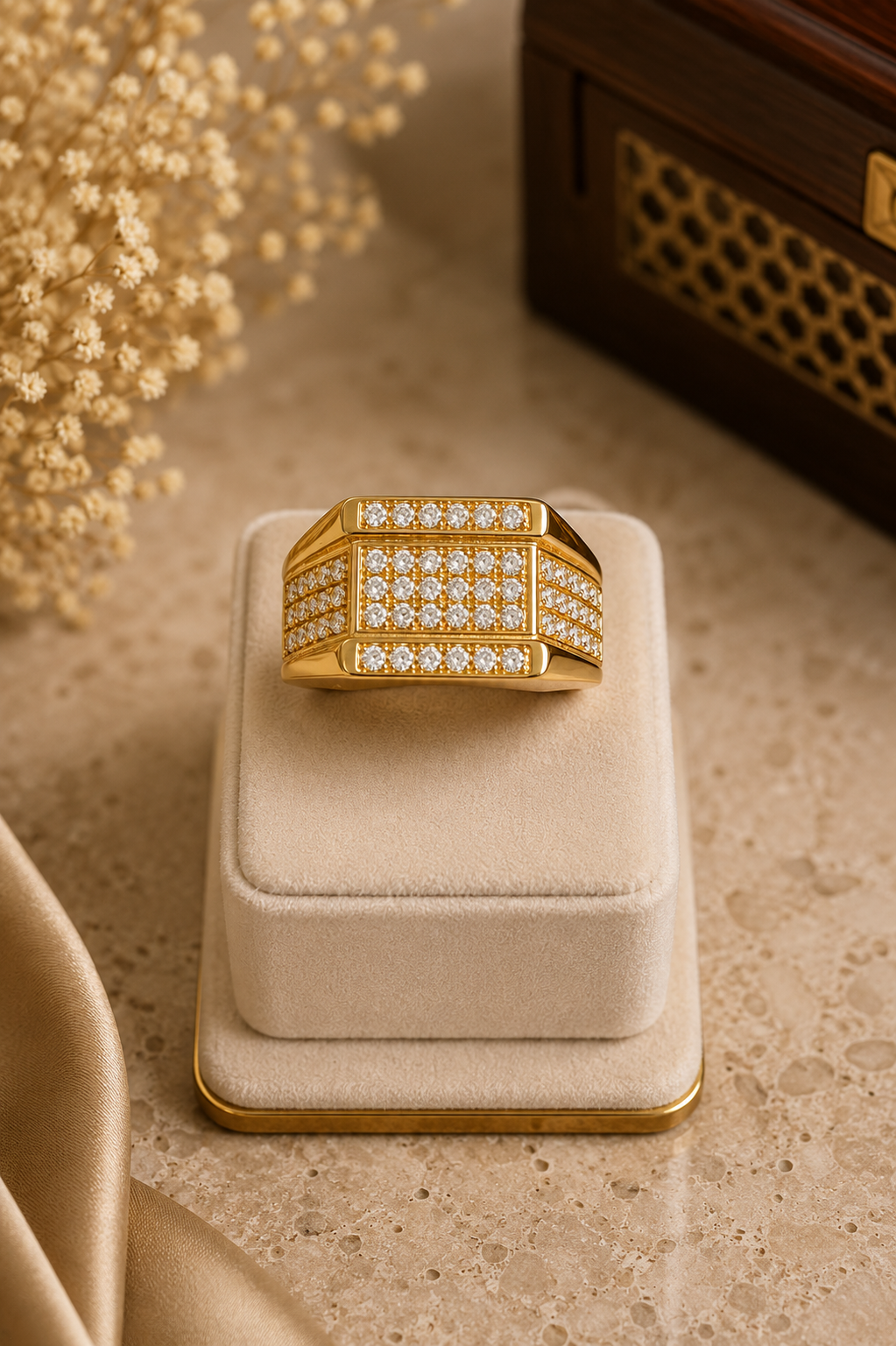 Regal Gold Cocktail Ring