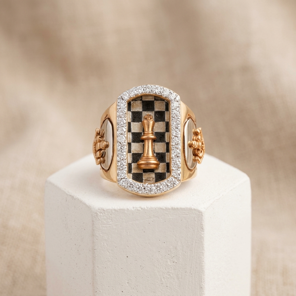 Vintage Gold Cocktail Ring