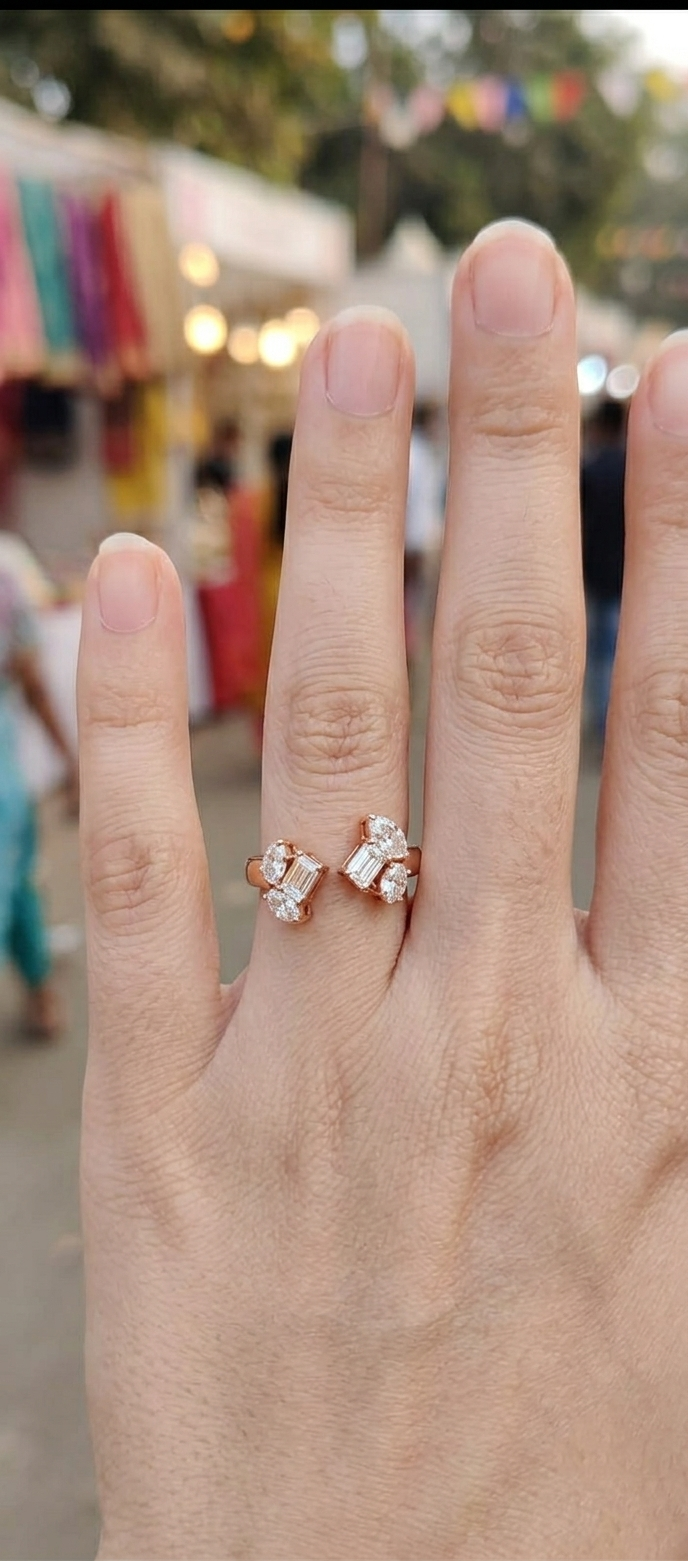 Opulent Princess Cut Halo Diamond Ring