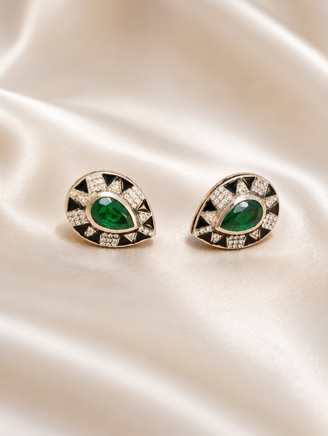 Vintage Silver Hoops