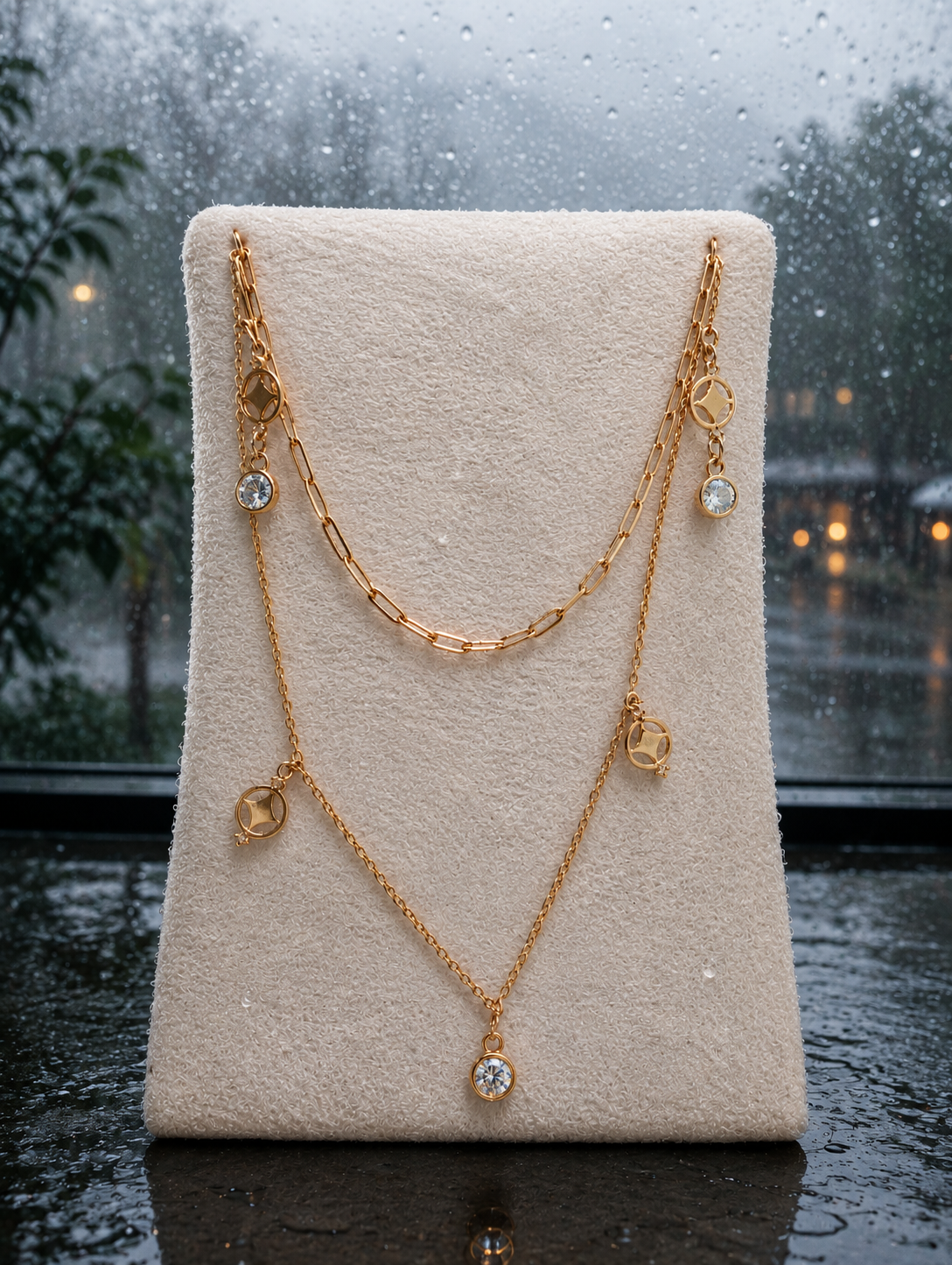 Splendid Silver Pendant Set